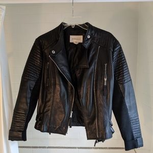 BCBGeneration leather jacket, size large